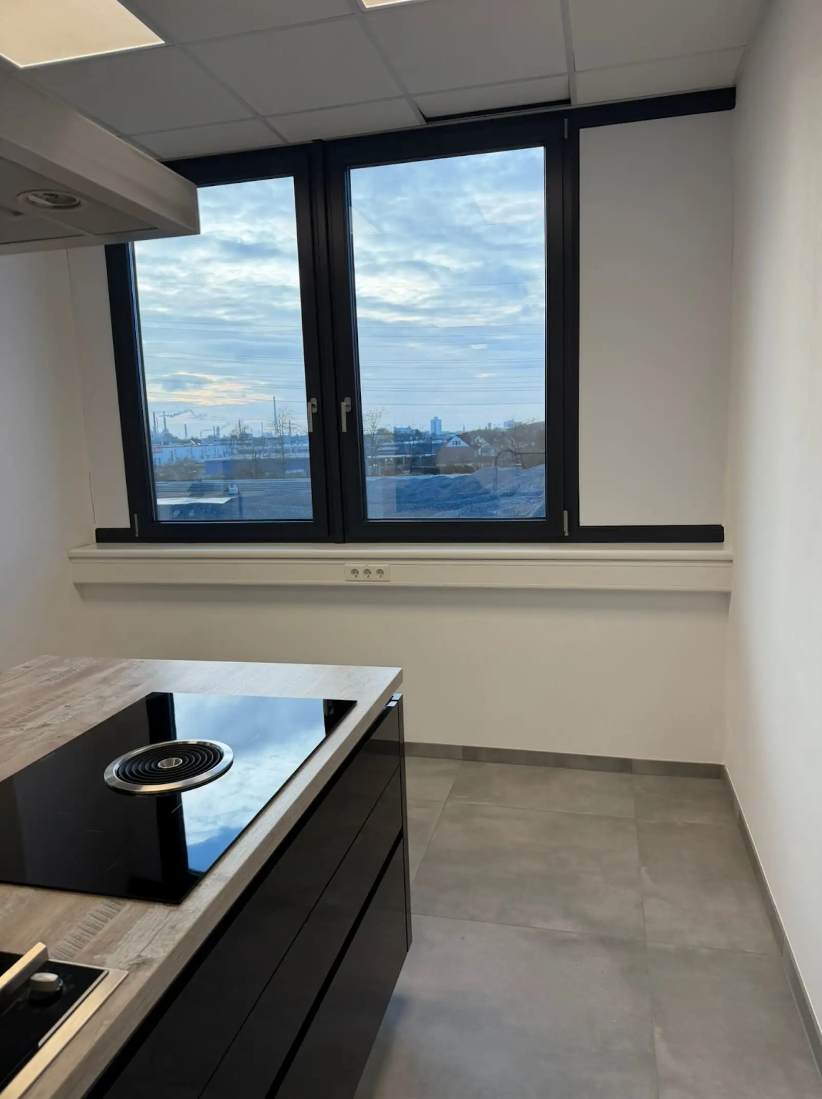 Fensterfront nach der Bauabschlussreinigung